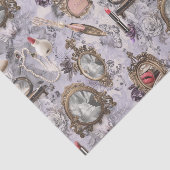 make-upkabinet decoupage tissuepapier (Detail)