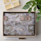 make-upkabinet decoupage tissuepapier (Geschenk)