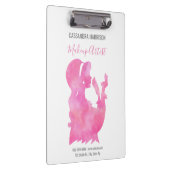 Make-upkunstenaar Beauty Salon Gepersonaliseerde W Klembord (Rechts)