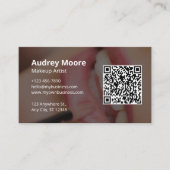 Make-upkunstenaar Elegant Minimalistisch Visitekaartje (Voorkant)