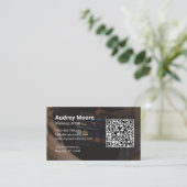 Make-upkunstenaar Elegant Trendy Ontwerp Visitekaartje (Staand voorkant)