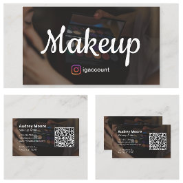 Make-upkunstenaar Elegant Trendy Ontwerp Visitekaartje