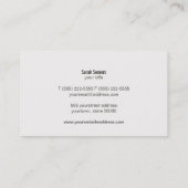 Make-upkunstenaar Faux Gold Leaf Linnen ziet er Or Visitekaartje (Achterkant)