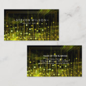 Make-upkunstenaar Glow Glitter Sparkle Modern Radi Visitekaartje (Voorkant / Achterkant)