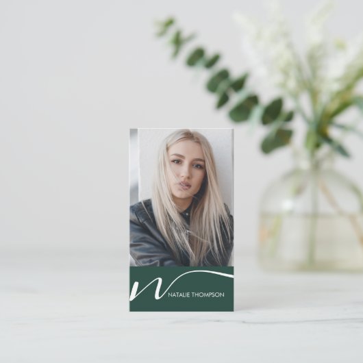 Make-upkunstenaar Haarstylist Nail Tech Beauty Sal Visitekaartje (Staand voorkant)