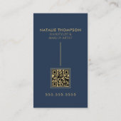 Make-upkunstenaar Haarstylist Nail Tech Beauty Sal Visitekaartje (Achterkant)