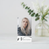 Make-upkunstenaar Haarstylist Nail Tech Beauty Sal Visitekaartje (Staand voorkant)