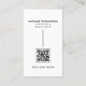 Make-upkunstenaar Haarstylist Nail Tech Beauty Sal Visitekaartje (Achterkant)