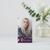 Make-upkunstenaar Haarstylist Nail Tech Beauty Sal Visitekaartje (Staand voorkant)