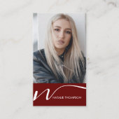 Make-upkunstenaar Haarstylist Nail Tech Beauty Sal Visitekaartje (Voorkant)