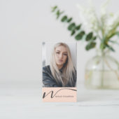 Make-upkunstenaar Haarstylist Nail Tech Beauty Sal Visitekaartje (Staand voorkant)