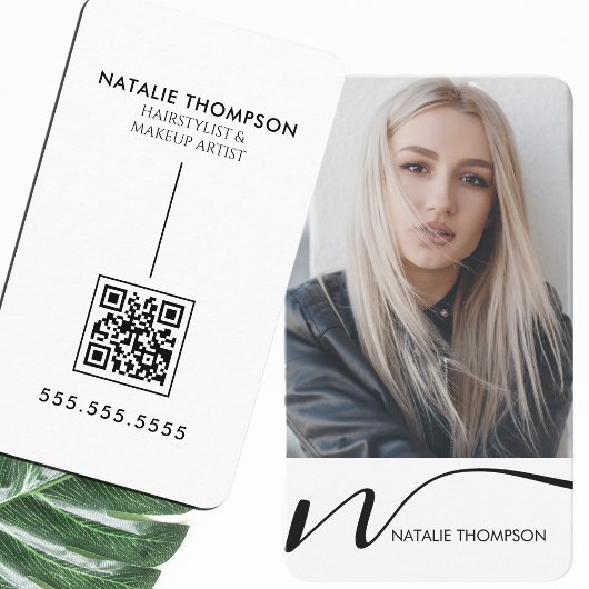 Make-upkunstenaar Haarstylist Nail Tech Beauty Sal Visitekaartje