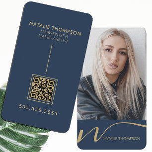 Make-upkunstenaar Haarstylist Nail Tech Beauty Sal Visitekaartje