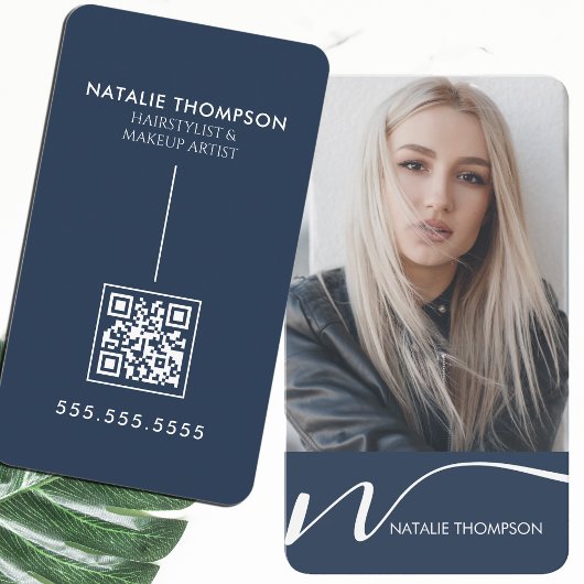 Make-upkunstenaar Haarstylist Nail Tech Beauty Sal Visitekaartje