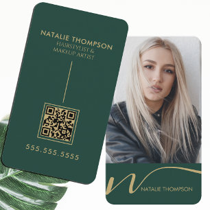 Make-upkunstenaar Haarstylist Nail Tech Beauty Sal Visitekaartje