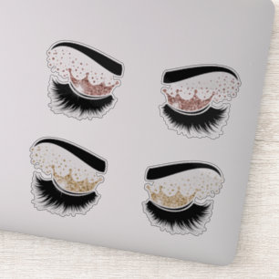 Make-upkunstenaar Lash Queen Beauty Salon Lashes Sticker