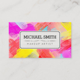 Make-upkunstenaar Moderne Abstracte Kunst #73 Visitekaartje