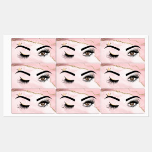 Make-upkunstenaar Wink Eye Beauty Blush Pink Agaat Labels