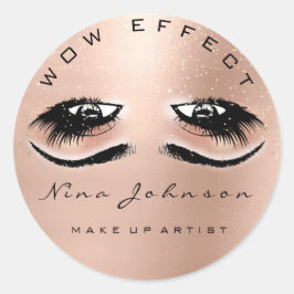 Make-upkunstenaar Wow-effect Spark Eye Glitter Las Ronde Sticker