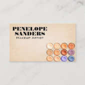 Make-upkwasten en foundation visitekaartje (Voorkant)