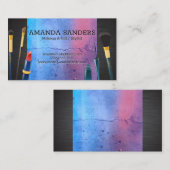 Make-upkwasten en lippenstift | Foundation Visitekaartje (Voorkant / Achterkant)