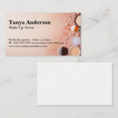 Make-upkwasten | Foundationpoeder Visitekaartje (Voorkant / Achterkant)