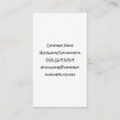 Make-upkwasten | Glitterende Achtergrond Visitekaartje (Achterkant)