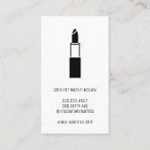 Make-upkwasten | Visagist Visitekaartje (Achterkant)