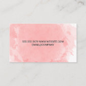 Make-upkwastpictogram | Waterverf Klantenkaartje (Achterkant)