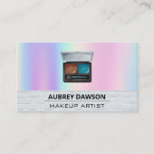 Make-uppalet en penseel | Rainbow Blend Visitekaartje (Voorkant)
