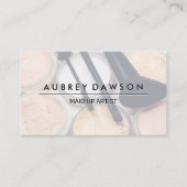 Make-uppalet | Make-upborstels Visitekaartje (Voorkant)