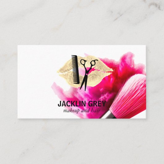 Make-uppenseel | Schoonheidsproducten Klantenkaartje (Voorkant)