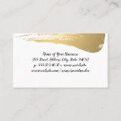 Make-uppenselen | Goud | Woman Beauty Visitekaartje (Achterkant)