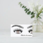 Make-upprofessional | Zwart amberbruine ogen Visitekaartje (Staand voorkant)