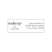 Make-upstudio Aangepast Retouradres Elegant Zelfinktende Stempel (Design)