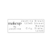 Make-upstudio Aangepast Retouradres Elegant Zelfinktende Stempel (Design)