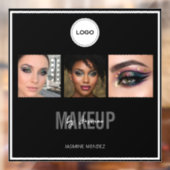 Make-upstudio Elegante Fotocollage Logo Raamsticker (Vel 2)