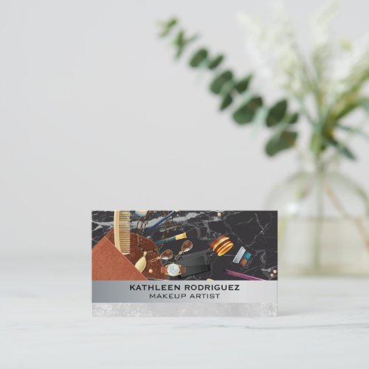 Make-uptas | Mua Kit Visitekaartje (Staand voorkant)