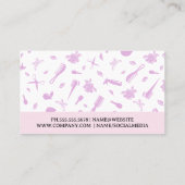 Make-uptools | salonpatroon visitekaartje (Achterkant)