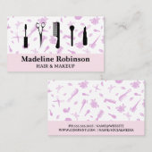 Make-uptools | salonpatroon visitekaartje (Voorkant / Achterkant)