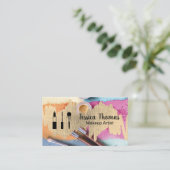 Make-upuitrusting en Poeder Visitekaartje (Staand voorkant)