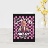 Make Valentijnsdag Great Again beroemd gemaakt doo Kaart (Gele Bloem)