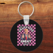 Make Valentijnsdag Great Again beroemd gemaakt doo Sleutelhanger (Voorkant)