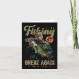 Make Vissen Great Again Funny beroemd gemaakt door Kaart