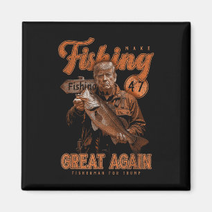 Make Vissen Great Again Funny beroemd gemaakt door Magneet