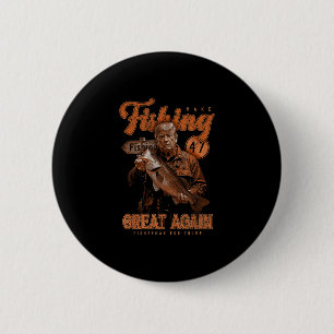 Make Vissen Great Again Funny beroemd gemaakt door Ronde Button 5,7 Cm