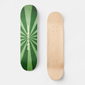 Make Waves Green Vortex Skateboard (Voorkant)
