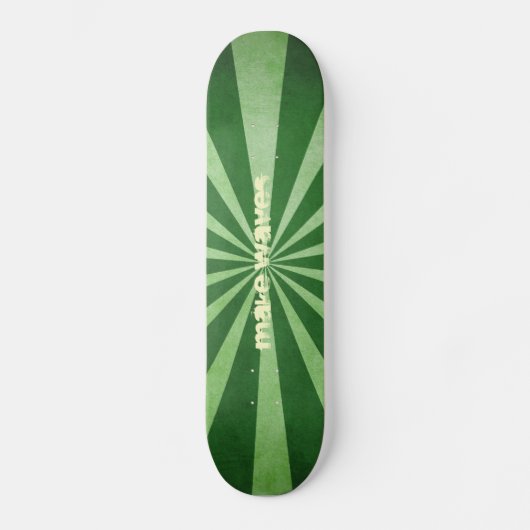 Make Waves Green Vortex Skateboard (Voorkant)