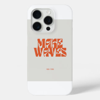 "Make Waves" iPhone hoesje