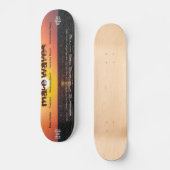 Make Waves Ltd. en Genummerde South Bay Sidewalk S Skateboard (Voorkant)